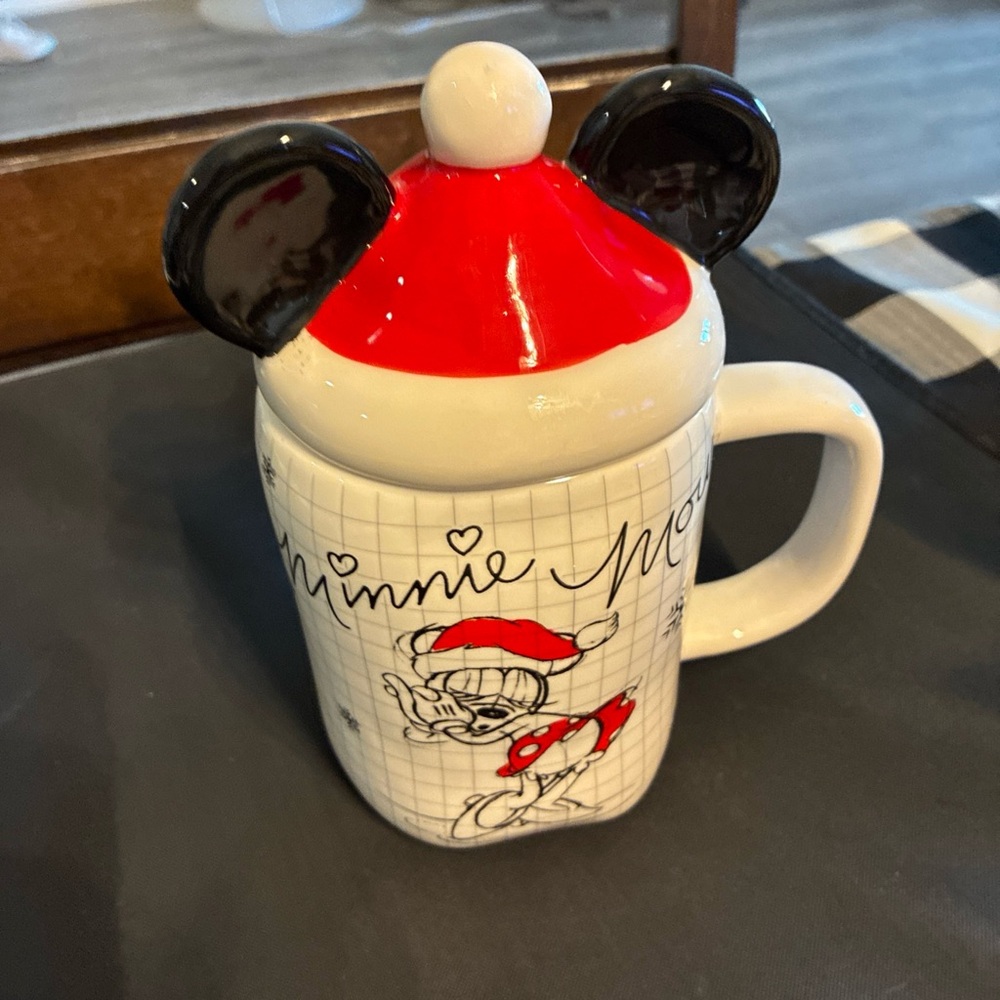 Minnie Mouse Red and Black Ceramic Mug